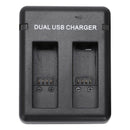 AHDBT-501 USB Dual Charger For GoPro Hero 5 Black