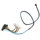 Internal Mini SAS SFF-8643 to (4) 29pin SFF-8482 connectors with SATA Power