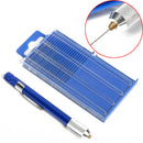21 pcs Mini Twist Micro-Drill Bits Set & Aluminum Hand Drill & Case For Hobby