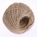1Roll 50M Natural Burlap Hessian Jute Twine Cord Hemp Rope String 2mm Rusti