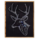 5D DIY Fluorescent Diamond Painting Deer Head Cross Stitch Embroidery Kits