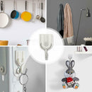 6pcs U-shaped Plastic Suction Cup Sucker Wall Sticky Hooks Clothing Hanger