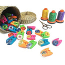 12 Pieces Assorted Random Color Bobbin Holders Clips