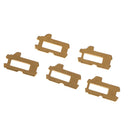 5 Pieces of Car Lock Reed Key Cylinder Gasket Plate Kit w/ Coil Spring for Mazda