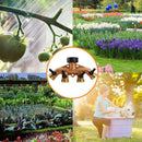 4 Way Brass Garden Hose Splitter Heavy Duty Garden Tap Hose Adapter Nozzle  H6O7