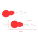 10PCS/Set Slivery Hand Machine Sewing Stitch Bow Wire Needle Threader Insert`US