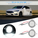 1 Pair LED 450LM Side Mirror Puddle Lights ABS for Ford Edge Mondeo Explorer