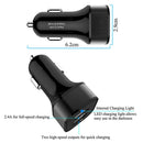 Mobile phone charger 4.8a dual usb car charger M7Q5