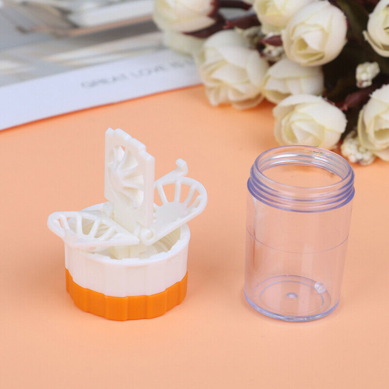 1Pc Portable Contact Lens Cleaner Case Box Manual Rotation Washer CleaninSED Ew