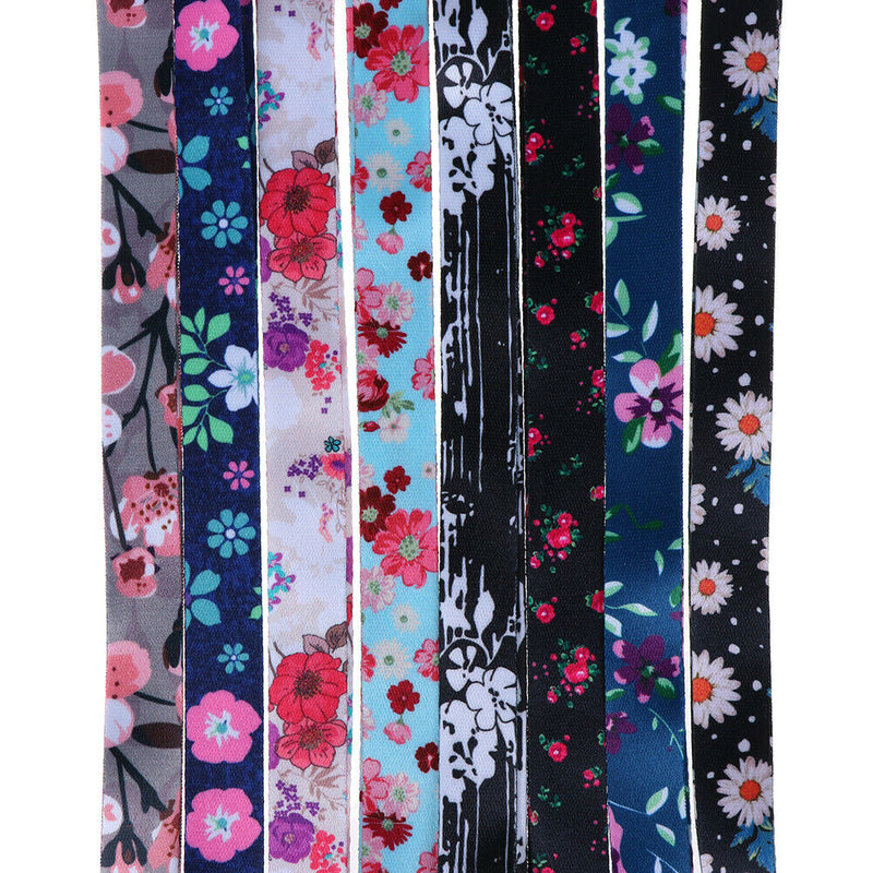 Universal flower mobile phone lanyard badge holder diy hang rope phone straps OZ