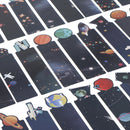 30Pcs/Set Planet Bookmark Message Card Creative Galaxy Paper Bookmark 3C