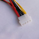 4 Pin IDE 1 to 3 Y Splitter Exentsion Cable Cord Molex IDE Power-Supp.AU U5E4