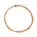 6pcs/set Copper Rust-proof Folk Guitar Strings Acoustic Guitar Parts (Red)