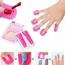 26x Manicure Finger Nail Art Design Tips Cover Polish Shield Protector Tools Z