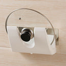 Removable Wall Mounted Creative Sucker Strong Load-Bearing Lid Rack Kitchen