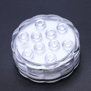 10 LED Lights RGB Submersible Waterproof Wedding Party Light Vase Base Flor L1N8