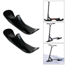 2 Pair  Ski Scooter Winter Fun 2-in-1 Toboggan Refit Skiing Attachment Birthday