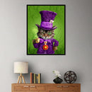 5D DIY Diamond Painting Cross Stitch Kits Cat Full Round Drill Embroidery