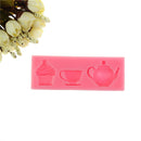 Silicone Teapot Cup Cupcake Paste Cake Fondant Mould Baking Soap Mold DIY ToolJR