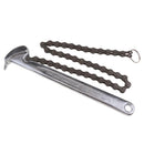 9 Inch Chain Wrench Oil Fuel Filter Remover Mechanic Removal Auto Pipe Tool