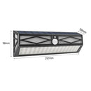 80 LED Solar Wall Light Outdoor Human Body Infrared Sensor Lamps Porch Garden