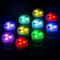 10Pcs Waterproof Remote Control Colored LED Light Boundary Accent EFX Set N6I9