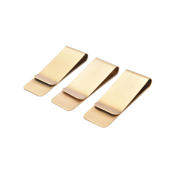 Fashion Simple Metal Money Clip 2 Colors Man Clamp Holder For Money Wallet Bj