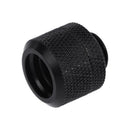 14mm G1/4 Acrylic Hard Tube Hand Twist 3 Laps for PC Computer (Black)