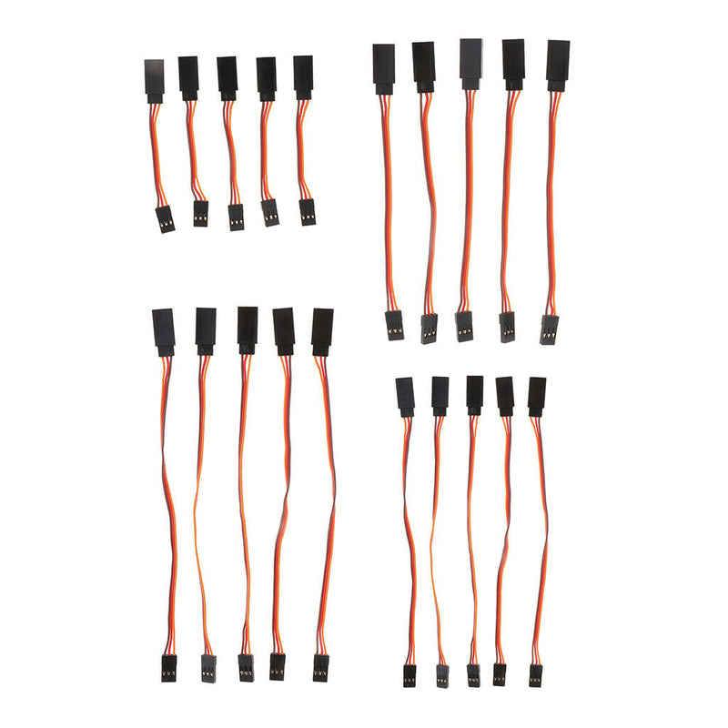 15XMale to Female Servo Extension Lead Cable 3 Pin Futaba Futaba JR Splitter RC