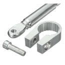 Aluminum Handlebar Brace Clamp Set For 7/8â€³ Universal Motorcycle Motor Bike