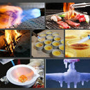 Outdoor Cooking Butane Gas Torch Flame Gun Auto Ignition Blow Jet Burner Light&+