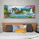 5D DIY Full Drill Diamond Painting Waterfall Garden Cross Stitch (L2214)
