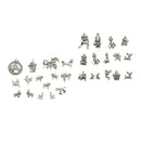30pcs Mixed Animal Charms Pendants DIY Crafting For Necklace Bracelet Dangle