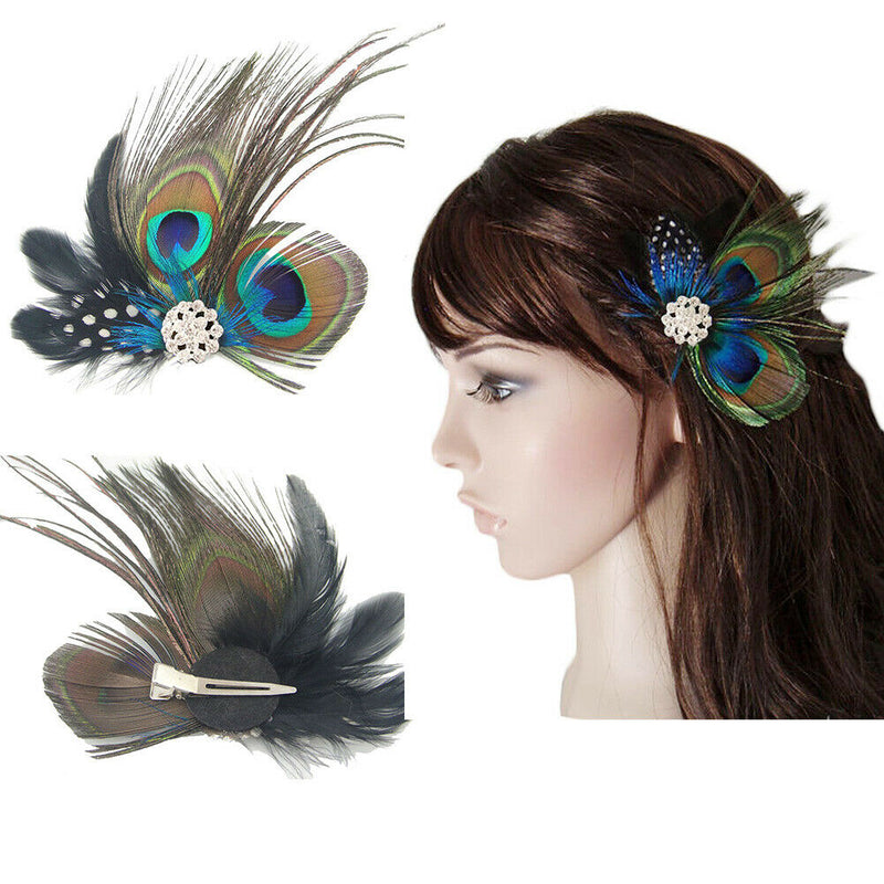 Bridal For Girls Jewelry Peacock Feather Head Accessories Daily Wedding Hair Pin