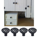 4Pcs Rural Cabinet Drawer Door Pull Handle Door Knob Home Living Room Decoration