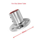 1 Pair 316 Stainless Steel Boat Hand Rail Fitting 22mm Round Stanchion Base