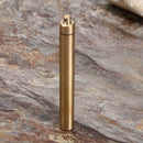 Ti Alloy Waterproof Canister Toothpick Holder Capsule Seal Bottle Keyring A