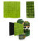 2 Pack Vertical Garden Planter Grow Bags Wall-mounted Vegetable Planting Flower