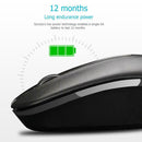 A911 Wireless 3 Buttons 1000DPI Optical 2.4G USB Receiver Mini Gaming Mouse