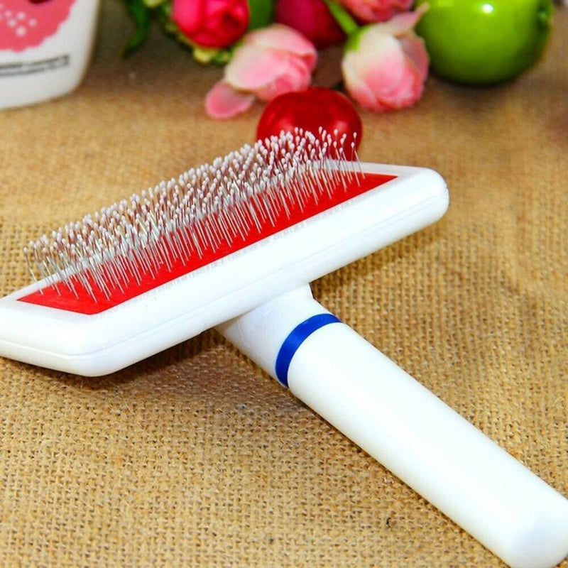 Pet Dog Stainless Steel pin Grooming Comb Brush For long hair short and U8J0