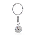 Creative Dice Keychain Key Chain Key Fob Gambling Props Keyring Key Holder Gifts