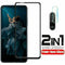 For Huawei Nova 5T - Full Cover Tempered Glass Screen Protector + Lens Film Set
