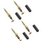 4X 3.5mm Male Stereo Audio AUX Adapter Plug Jack Adapter Repair for Earphone
