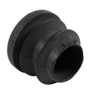 15Pcs Black Plastic Blanking End Cap Round Tube Insert Pipe Bung 16mm