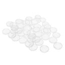 40 Clear Round Capsules Coin Holders Case Acrylic Portector for 40mm Applied