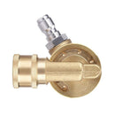Pivoting Coupler for Pressure Washer Nozzle, Gutter Cleaner Attachment for