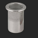 50pcs M6 Thread 304 Stainless Steel Flat Head Rivet Nut Insert N AAR