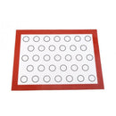 Non-Stick Macaron Silicone Baking Mat Pad Sheet Circles Silicone Pastry Bak U7B5