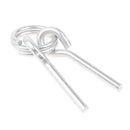 4 Packs Awning Tent Poles Rings With 2 Pins Compatible For Outdoor Travel
