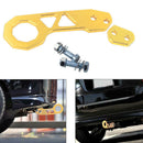 2" Anodized Billet Aluminum Rainbow Rear Bumper Racing Tow Hook CNC Kit Golden